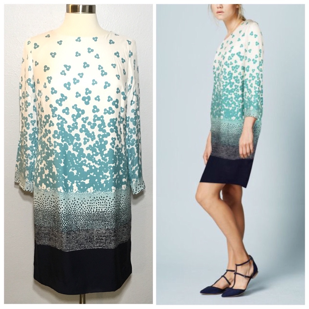 Boden Azalea Tunic Smart Day Silk Dress WH994